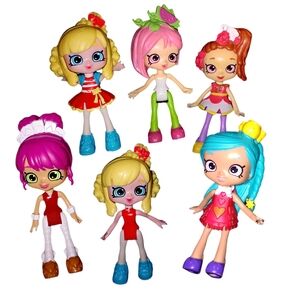 Shopkin Little Shoppers Colorful Kids Toy Dolls Set